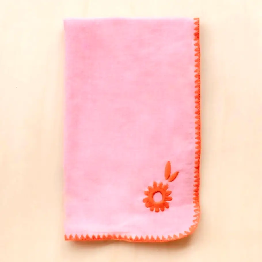 Cotton & Linen Napkin Set | Pink