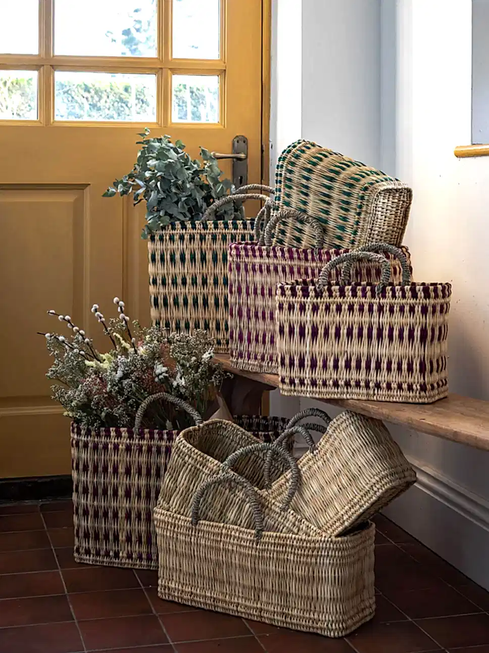 Woven Reed Baskets | 3 Sizes Available