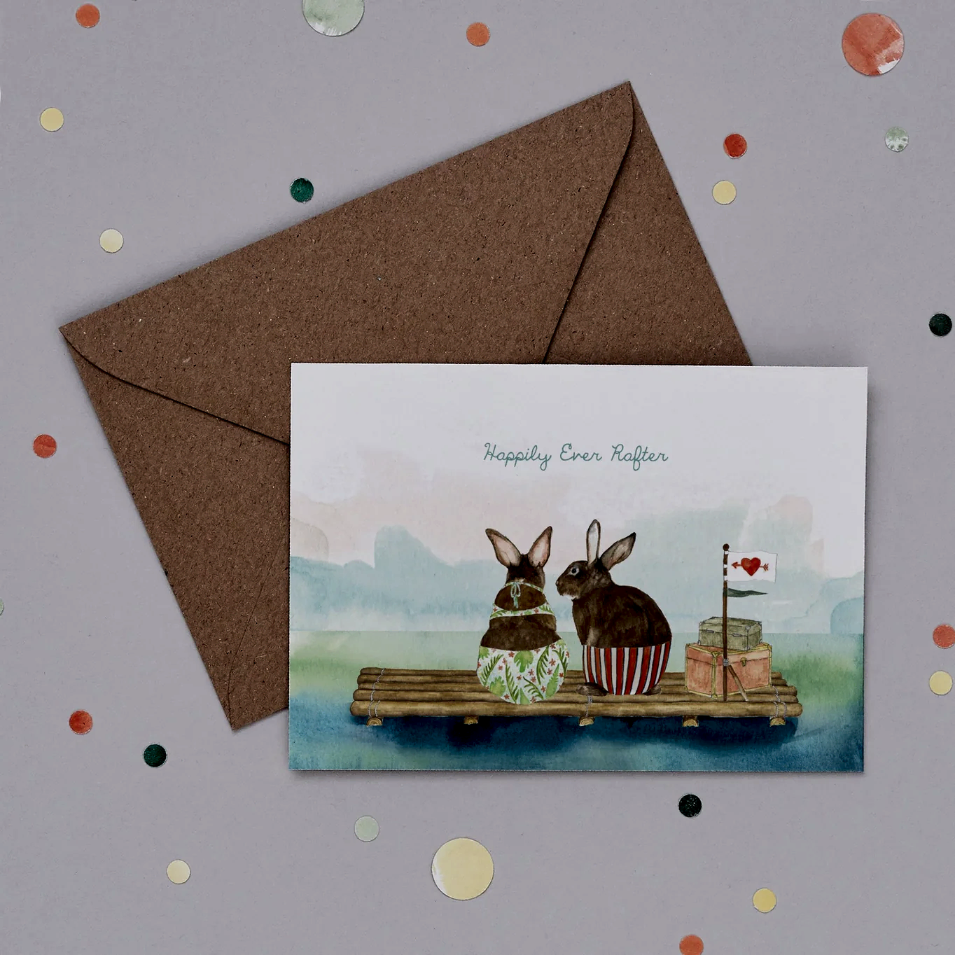 Happily Ever Rafter Greetings Card