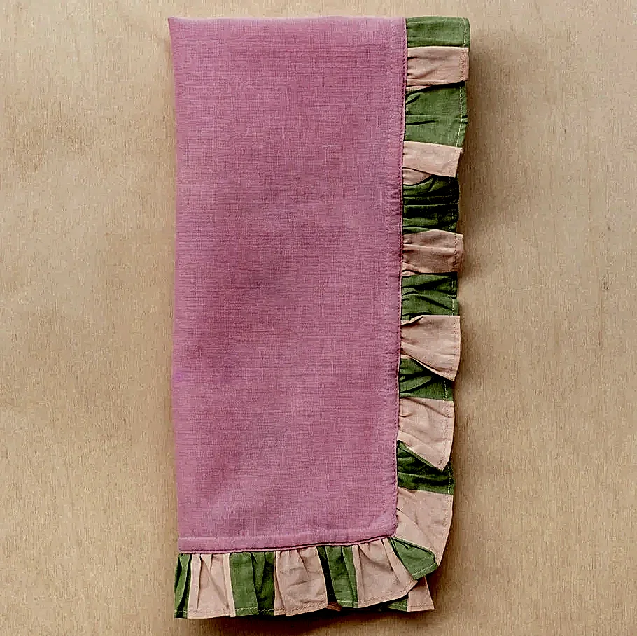 Cotton Napkin Set | 2 Colours Available