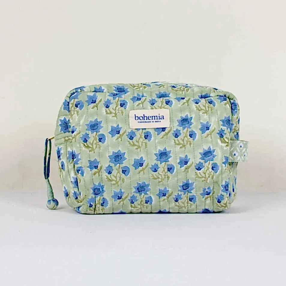 Posie Quilted Wash Bag | 3 Colours Available