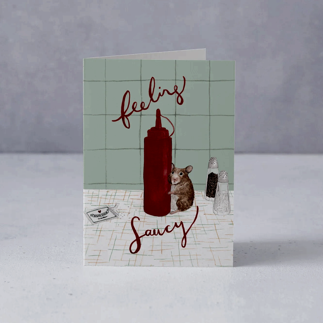 Feeling Saucy Greetings Card