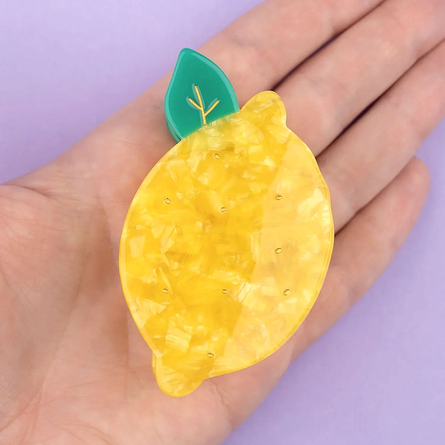 Lemon Hair Claw