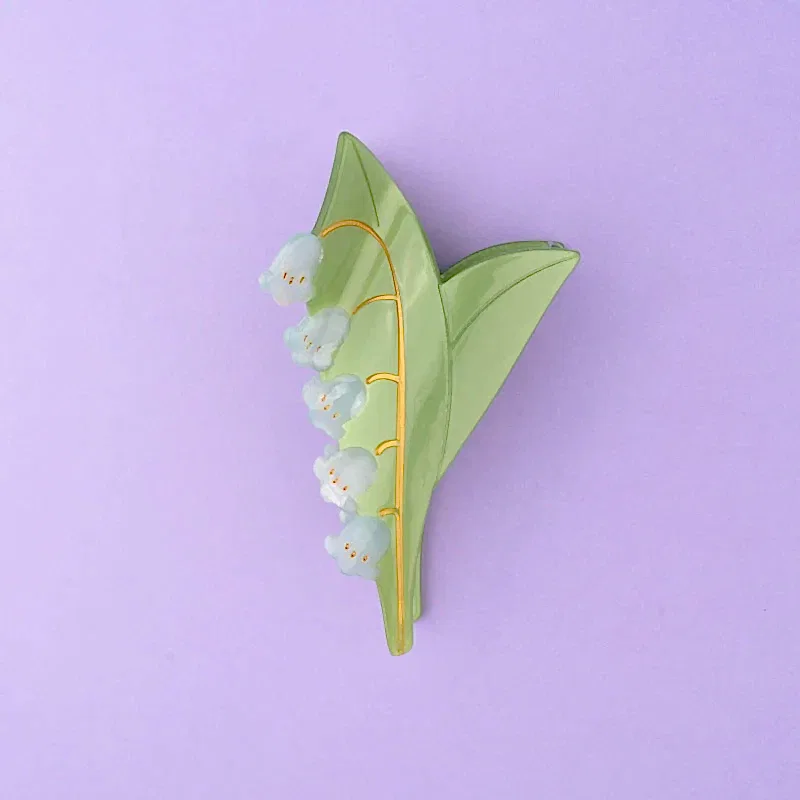 Lily of the Valley Hair Claw
