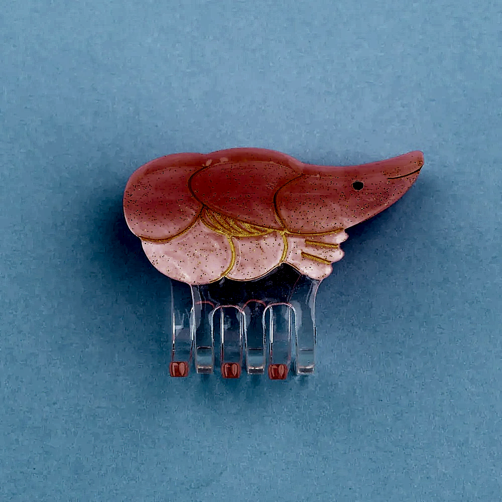 Shrimp Mini Hair Claw