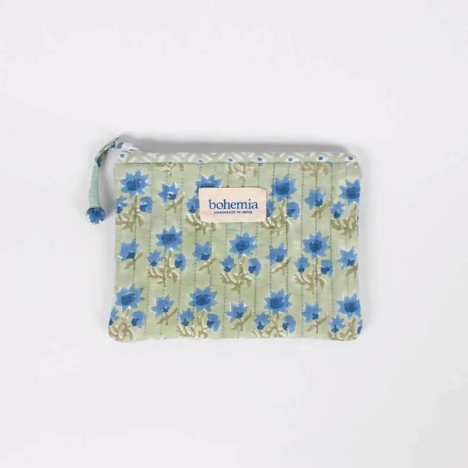 Quilted Zip Pouch | 3 Colours Available