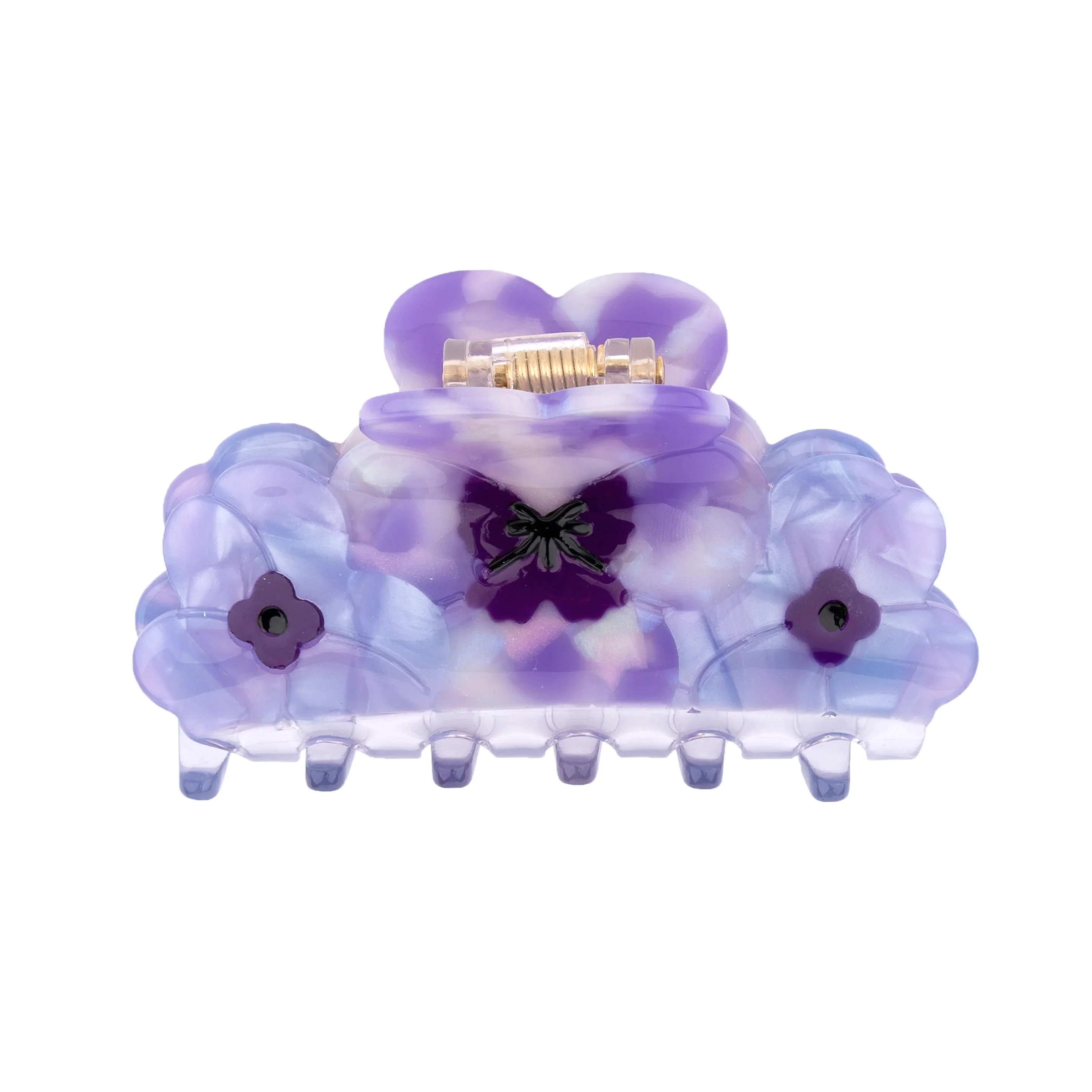 Pansies Hair Claw
