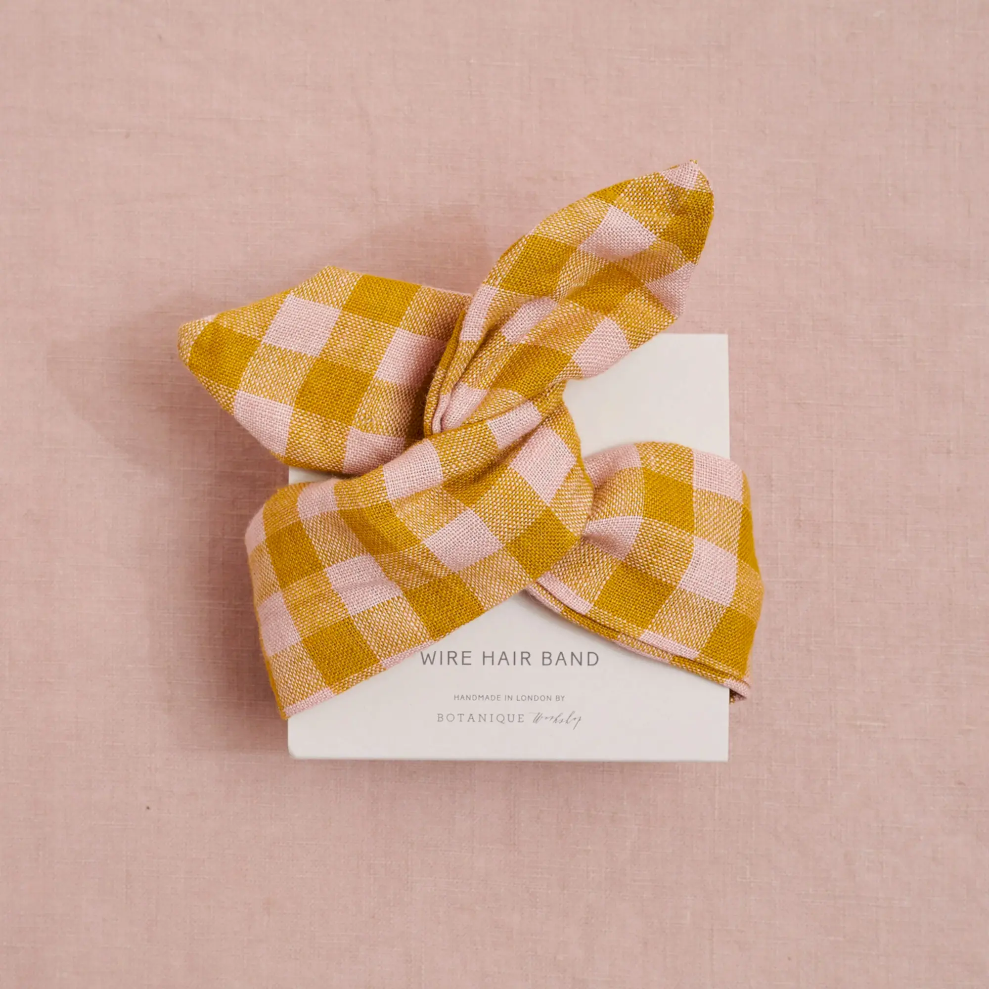 Linen Hair Band | Wes Gingham