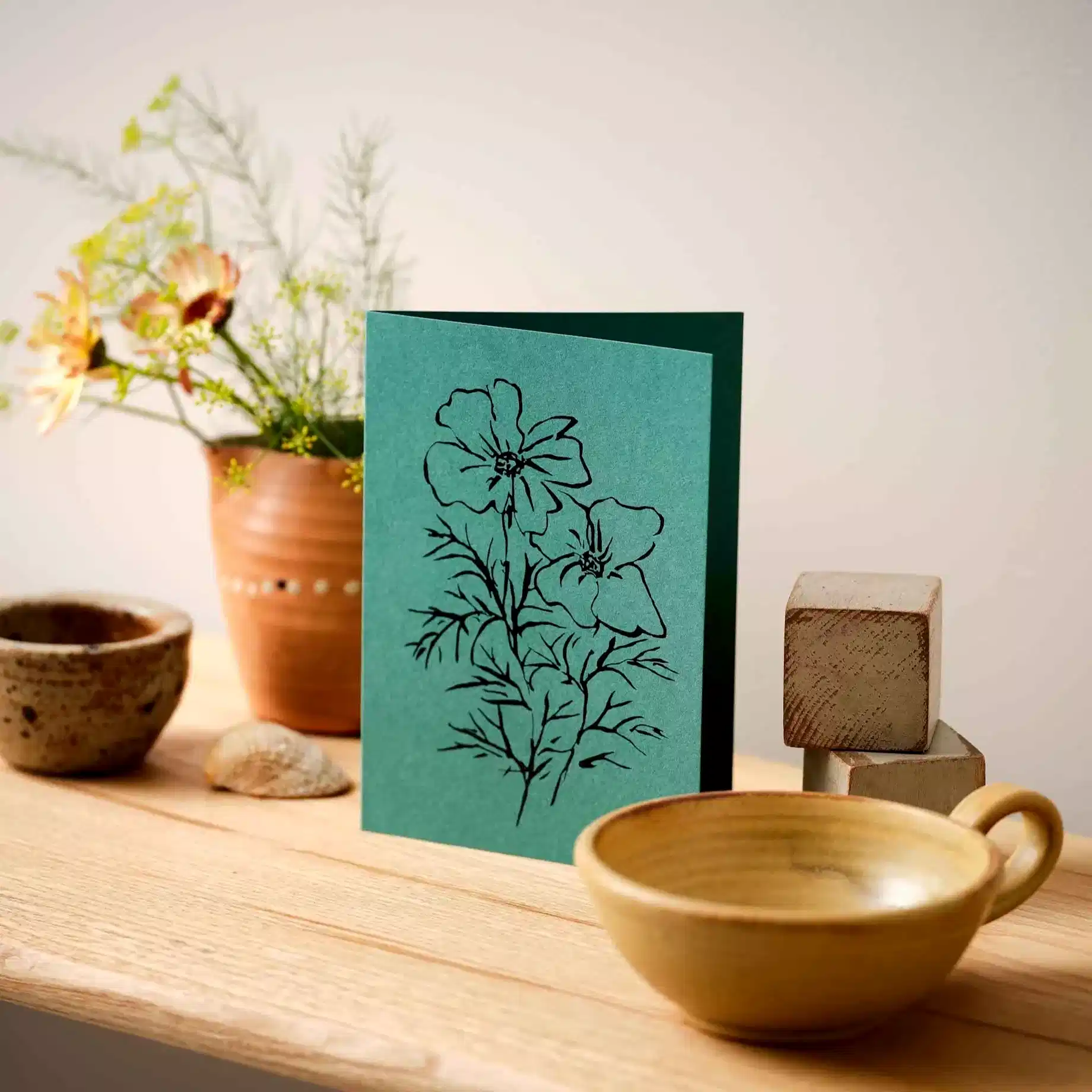 Cosmos Greetings Card