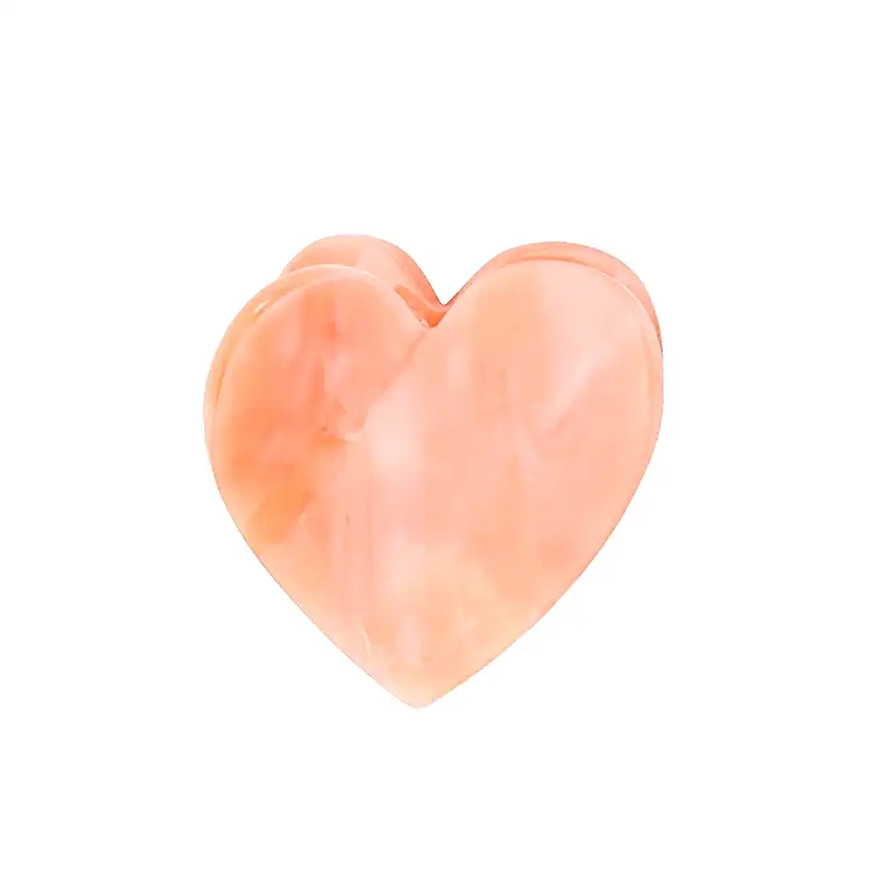 Pink Heart Hair Claw