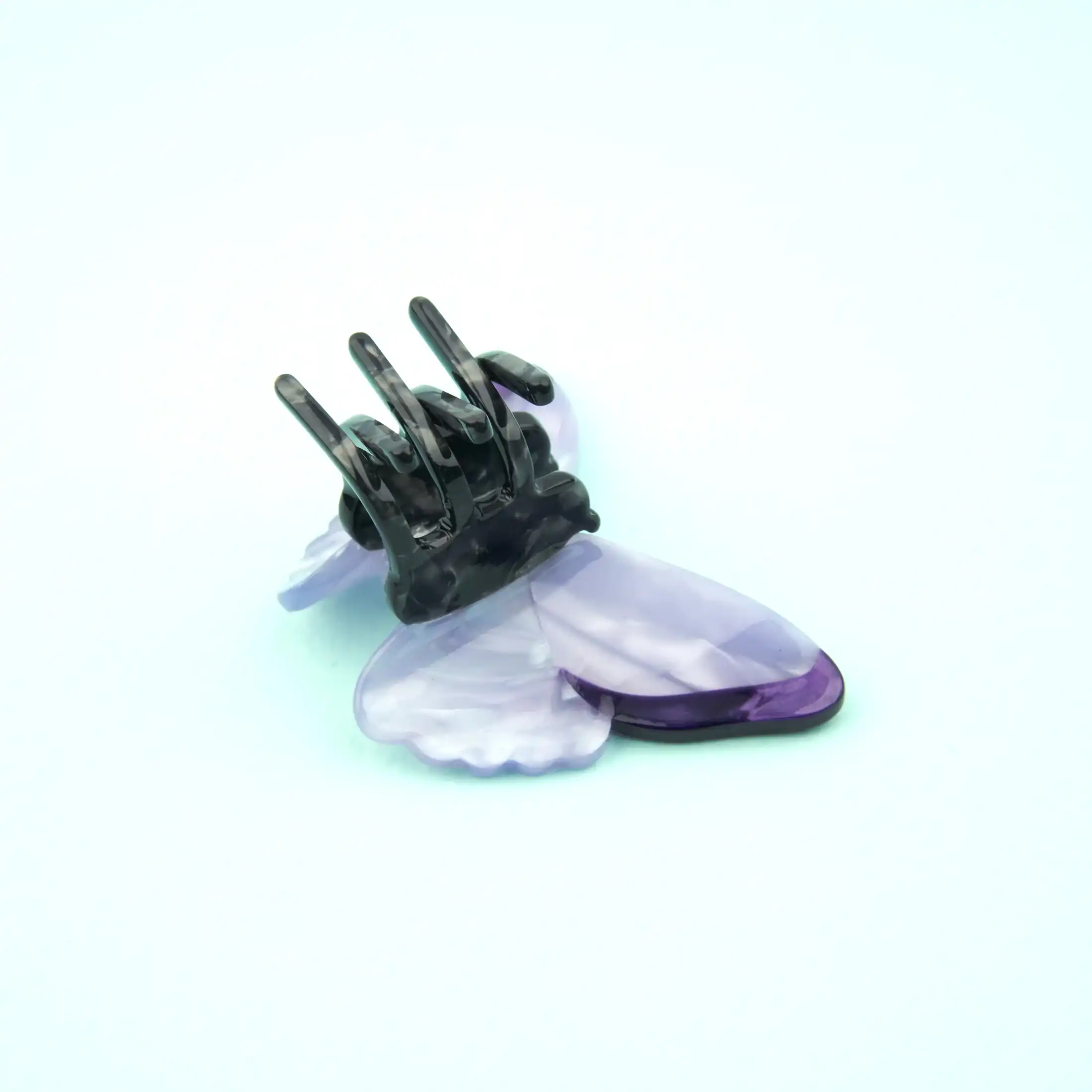 Purple Butterfly Mini Hair Claw