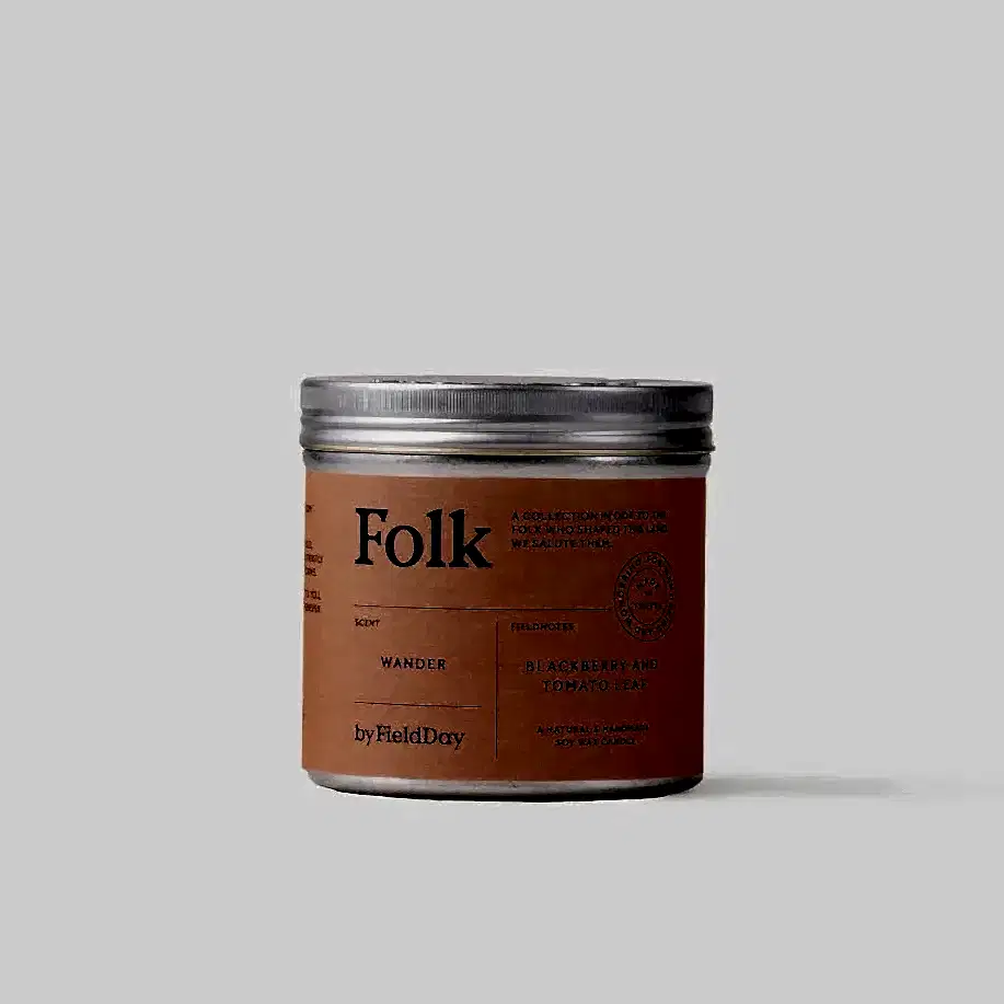 Folk Tin Candle | Wander