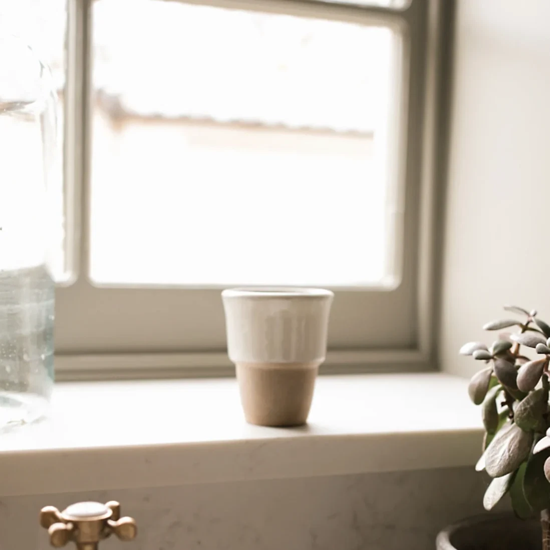 Stoneware Coffee Beaker