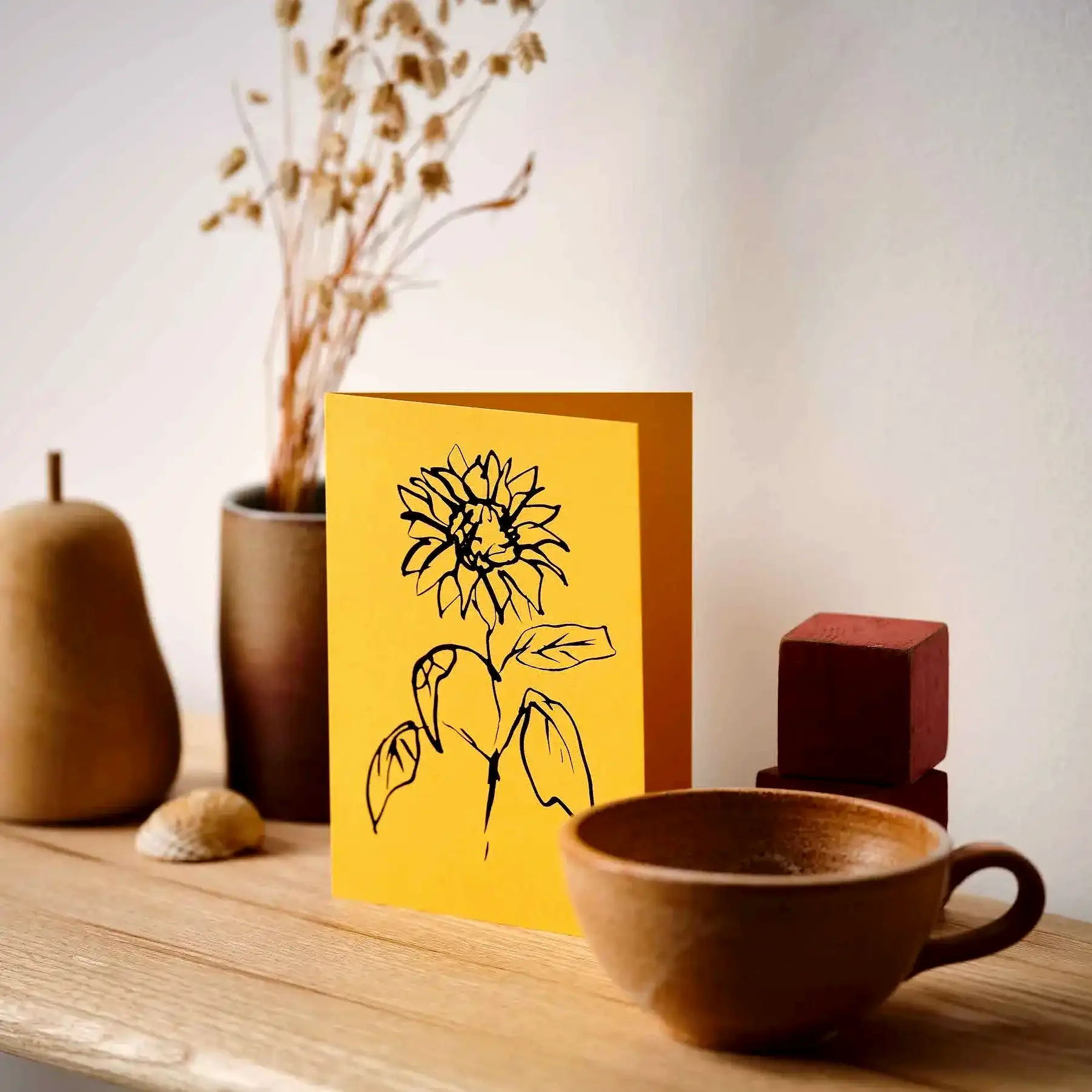 Sunflower Greetings Card