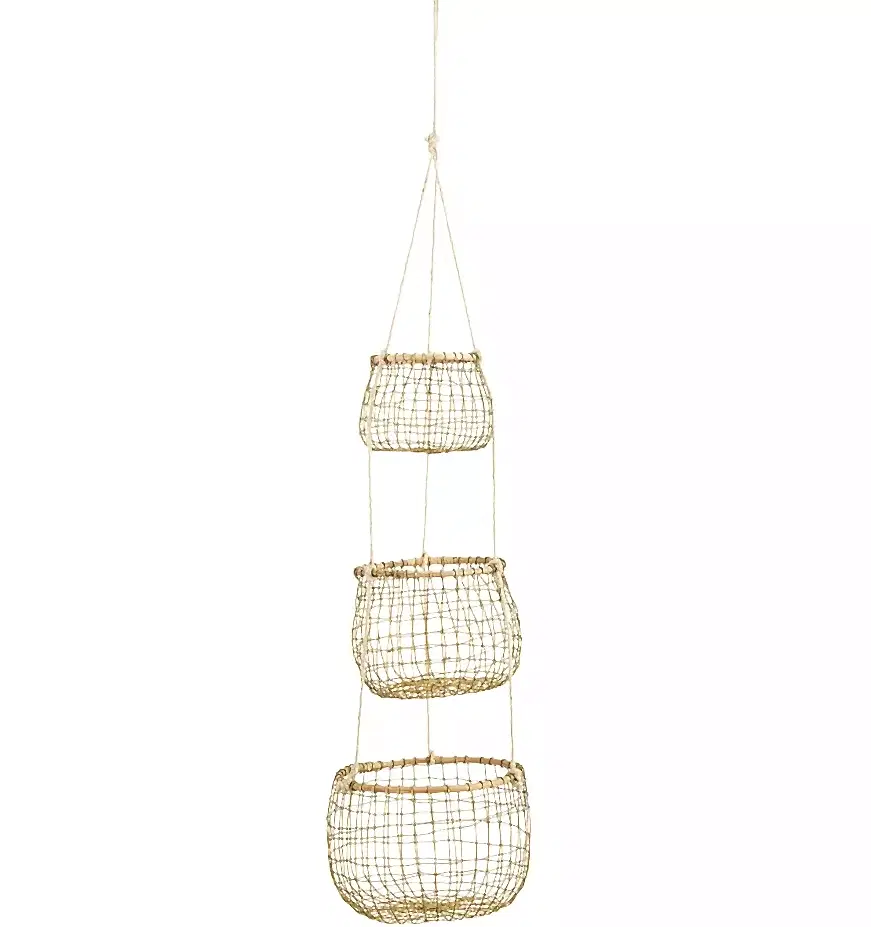 Hanging Wire Basket with Cane