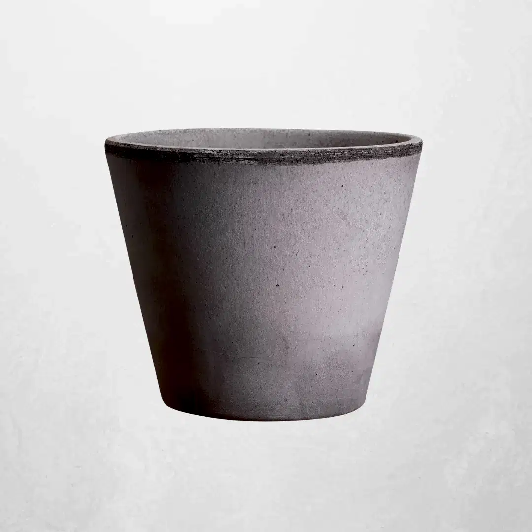 Bergs Potter Grey Julie Pot and Saucer Set