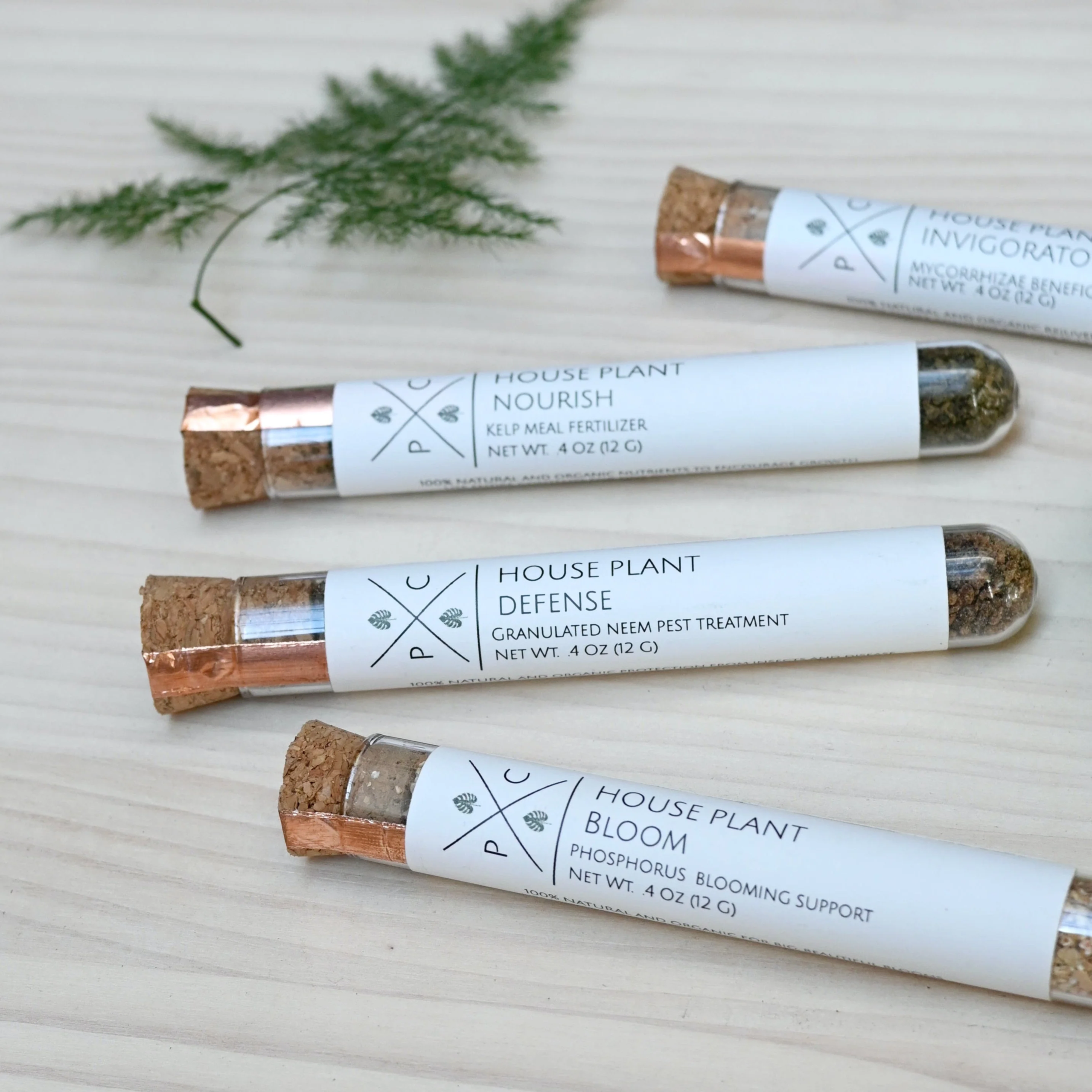 house plant care tubes set of 4