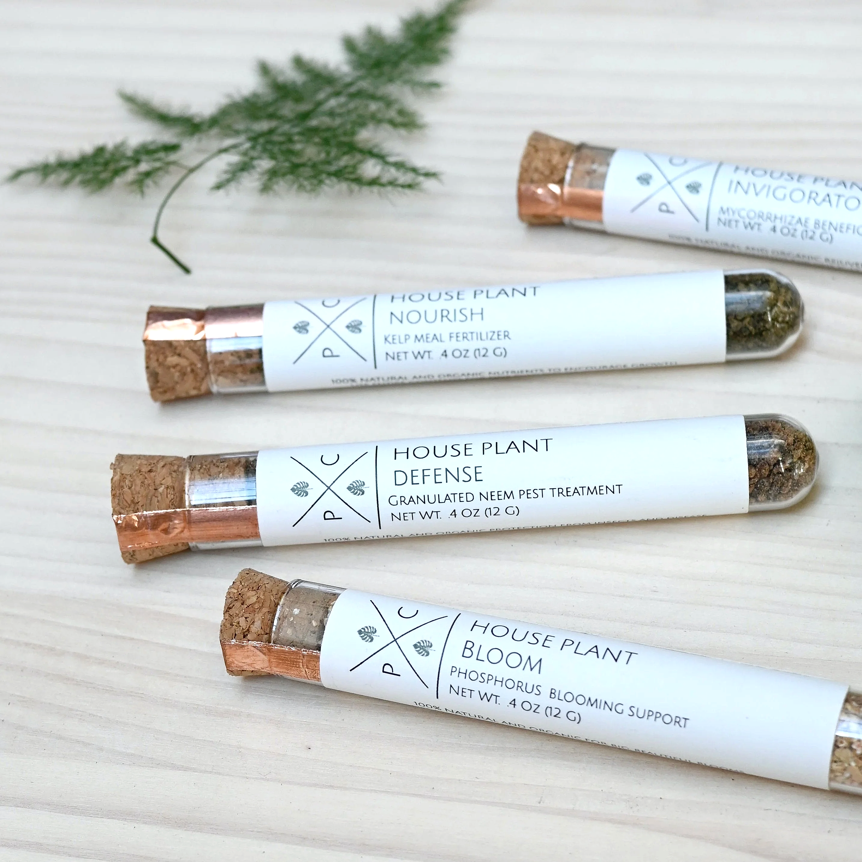 house plant care tubes set of 4
