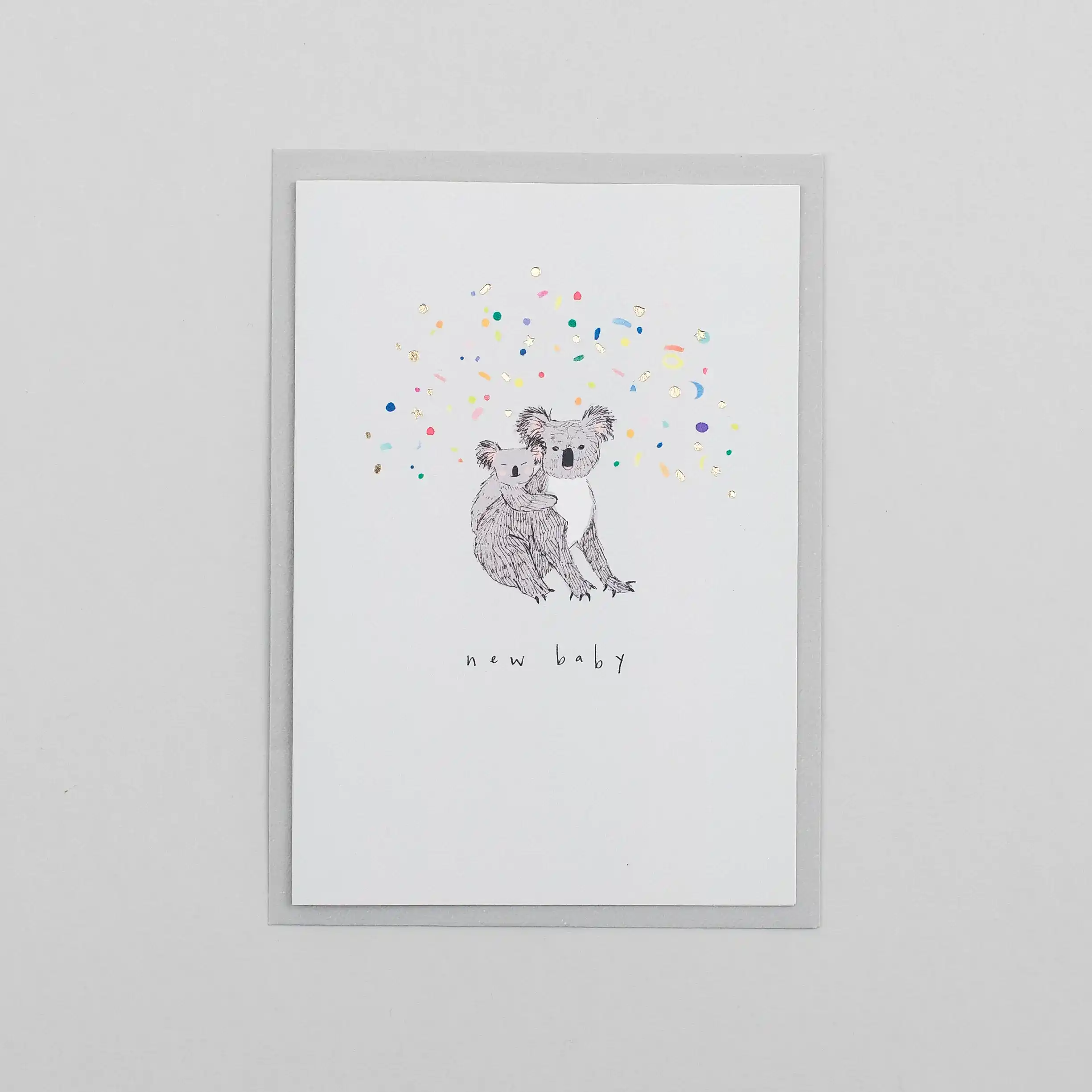 New Baby Koala Greetings Card