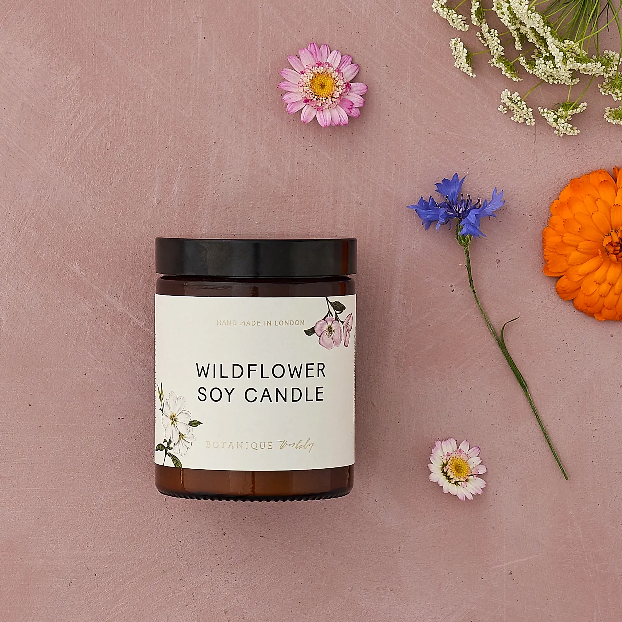 Hand-poured Wildflower scented Soy Candles