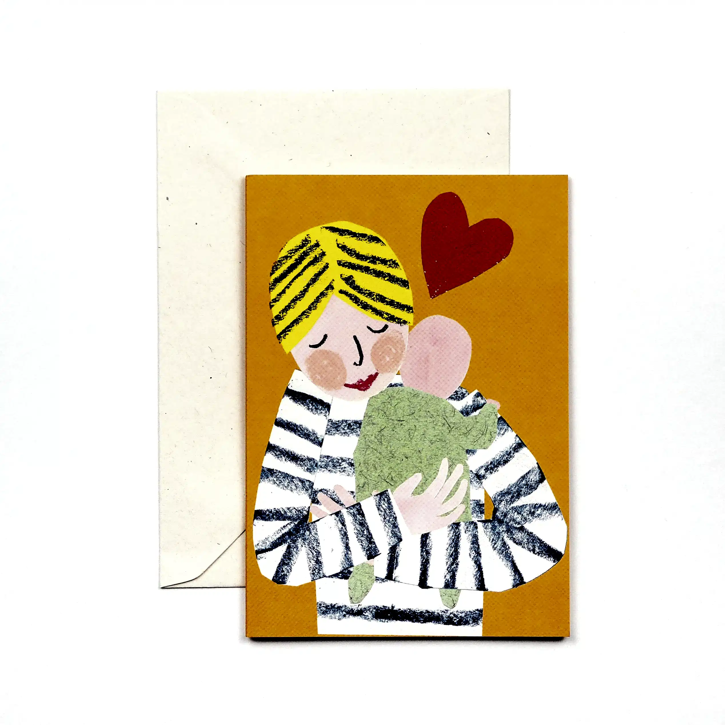 New baby Cuddle Greetings Card
