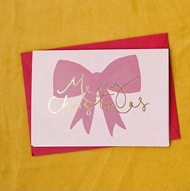 Merry Christmas Greetings Card