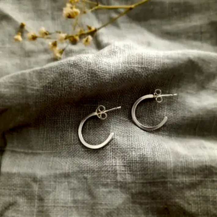 'Mini Hoop' Earring | Silver