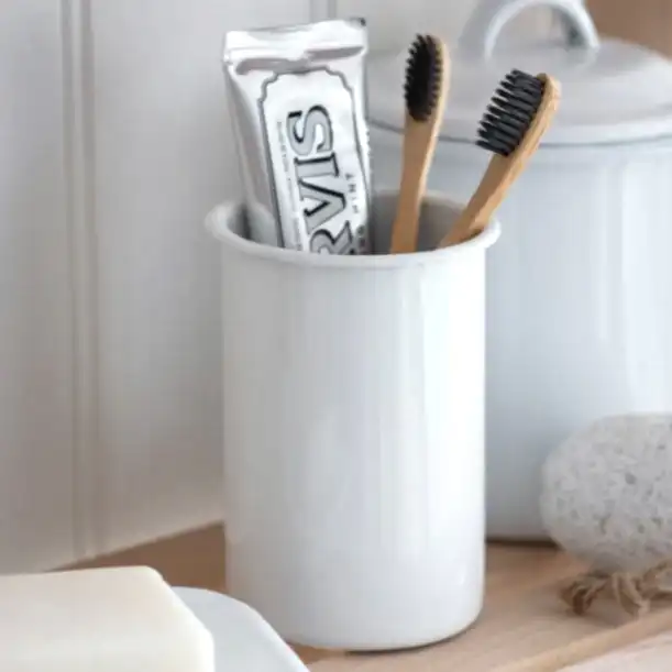 Enamel Toothbrush Holder