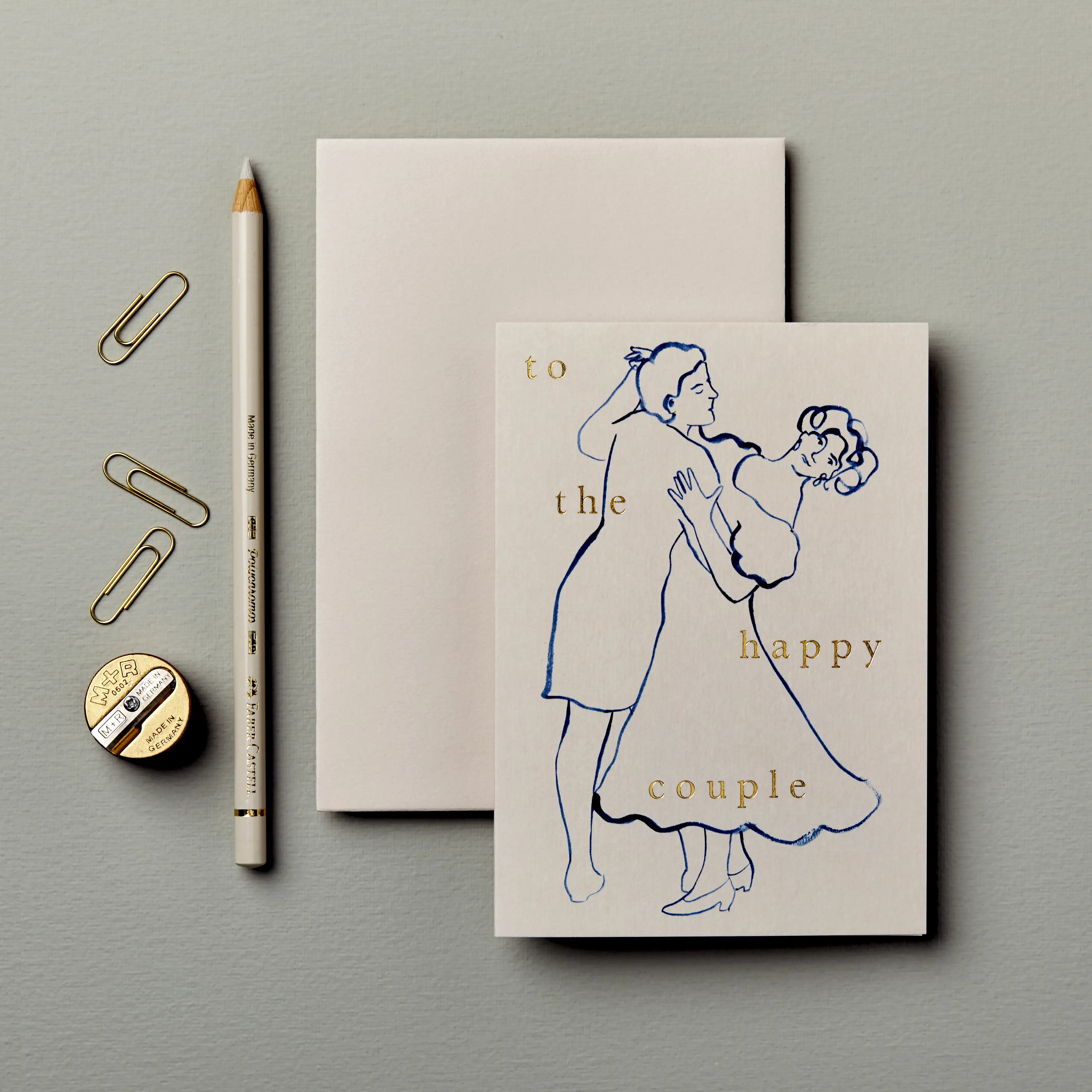 'To The Happy Couple' Greetings Card