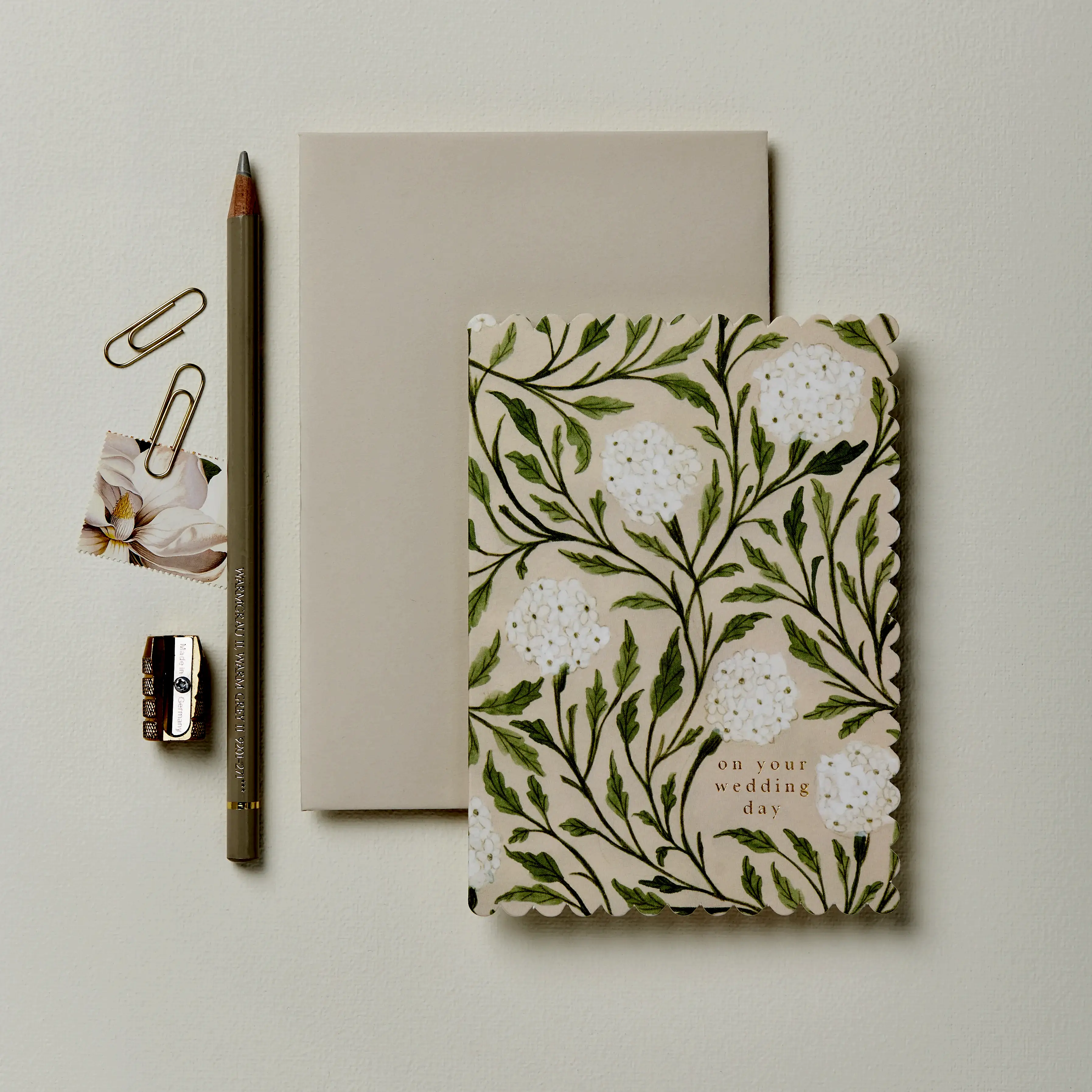 'On Your Wedding Day' Flora Greetings Card